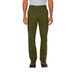 LEGENDARY OUTFITTERS Pants Men's Canvas 34X30 Green Straight Leg Stretch NWT